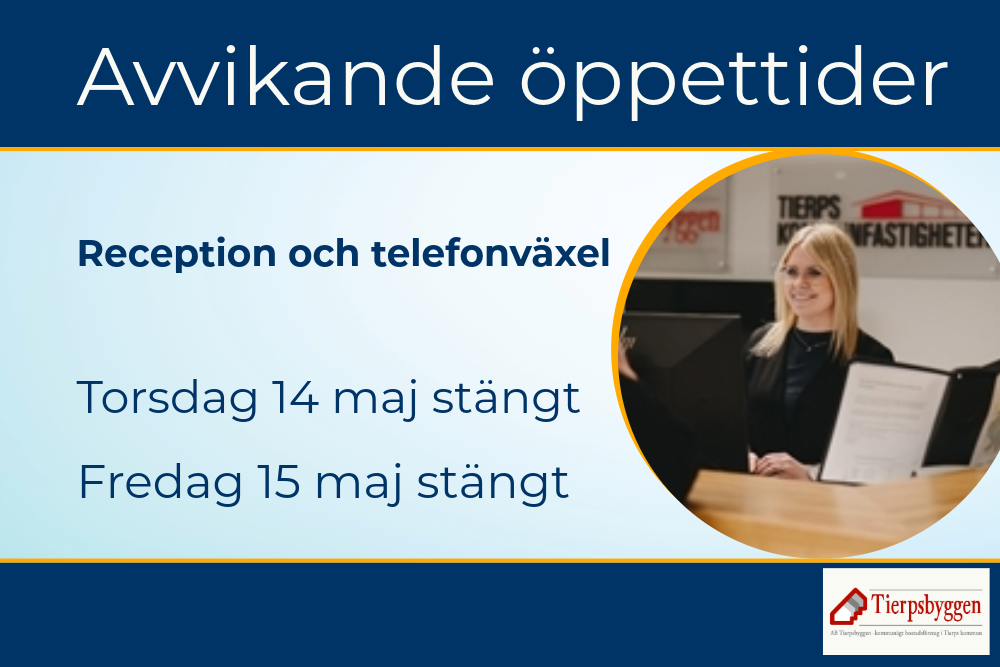avvikande öppettider